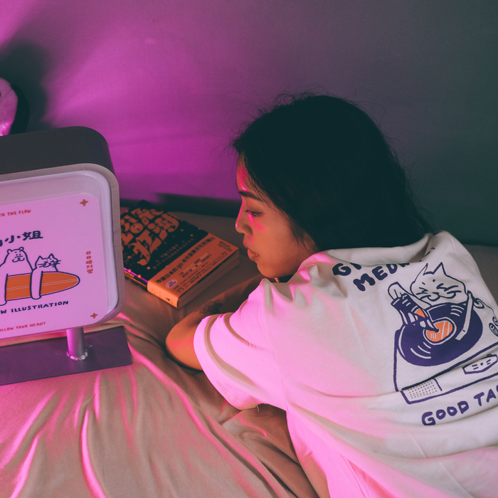 SP｜黑白小姐 Miss B&W｜中性版短T｜GOOD TASTE ONLY奶油白