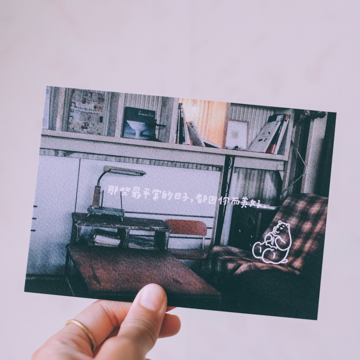 SP｜黑白小姐 Miss B&W｜攝影明信片｜因你而美好