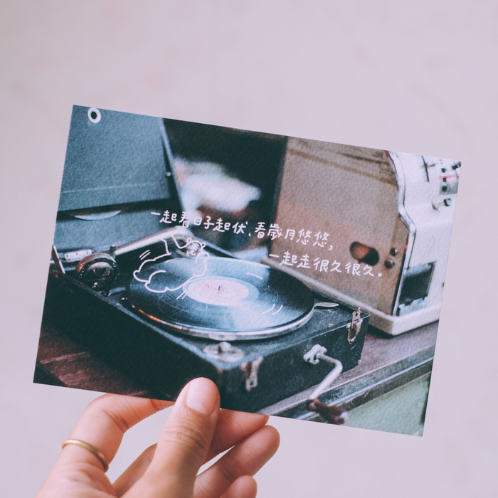 SP｜黑白小姐 Miss B&W｜攝影明信片｜和你一起