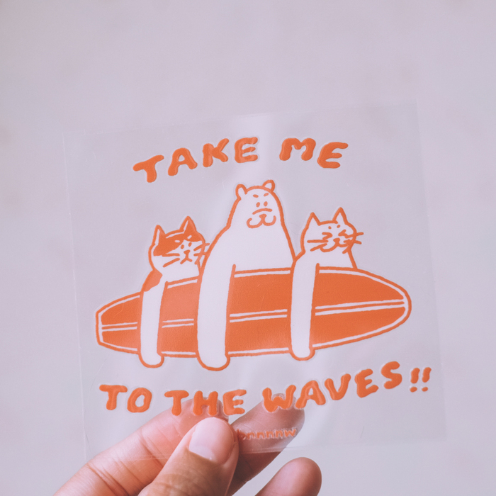 SP｜黑白小姐 Miss B&W｜轉印貼紙｜帶我去浪