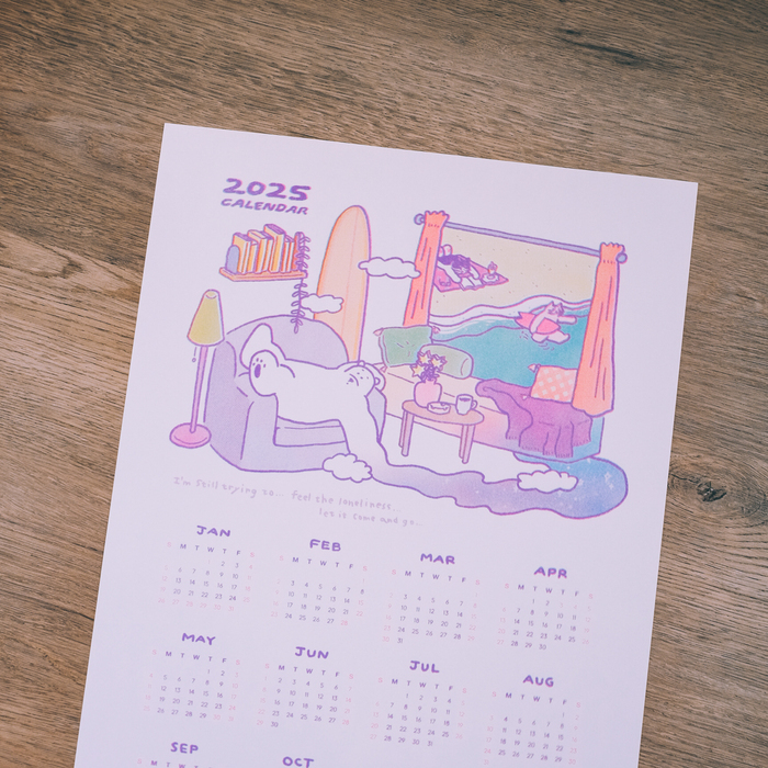 SP｜黑白小姐 Miss B&W｜年月曆｜2025 年曆