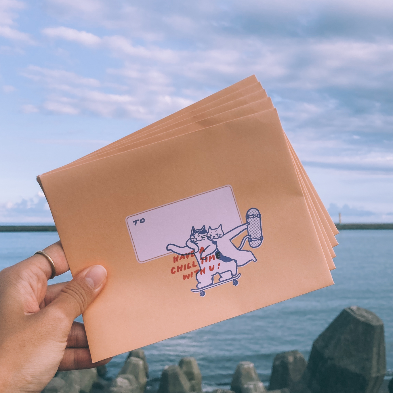 SP｜黑白小姐 Miss B&W｜信封3入組｜Have A Chill Time With U