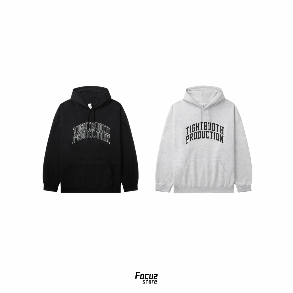 【Focus Store】預購 TIGHTBOOTH Graphic logo hoodie 黑灰 兩色 Logo帽T