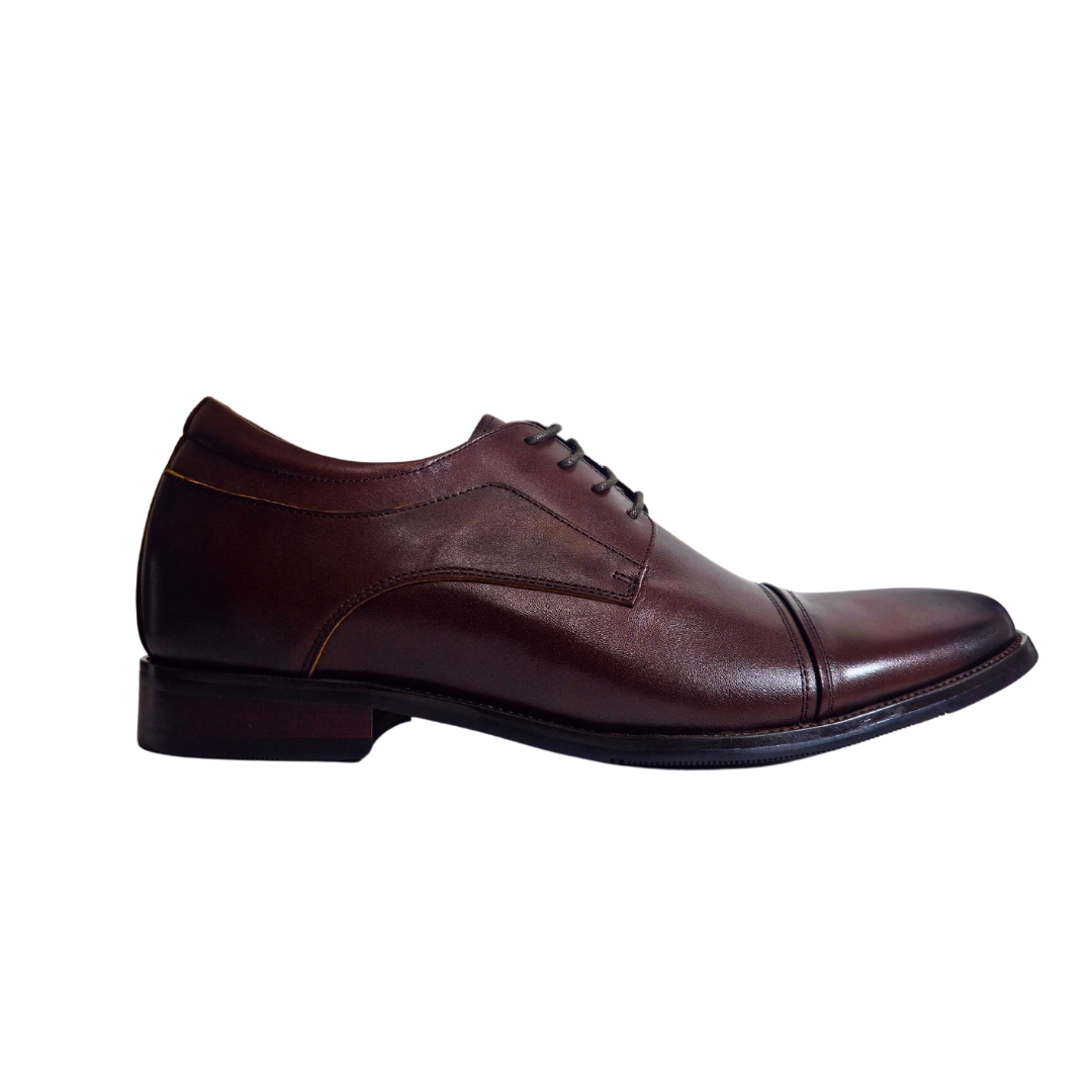 Revic 男裝皮鞋｜ EH-03 ｜啡色內增高皮鞋