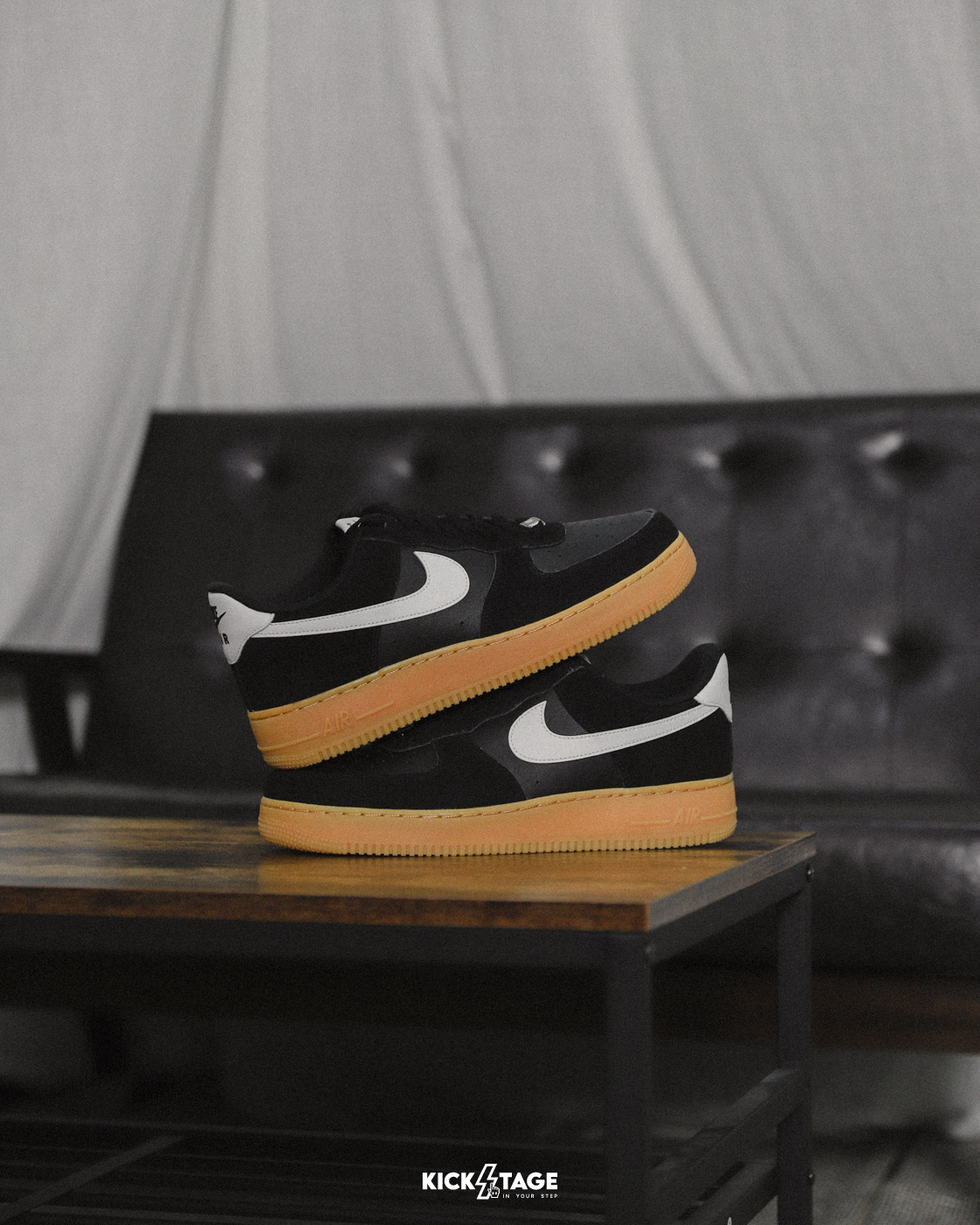 [特價商品售出不退換] 男鞋 NIKE AIR FORCE 1'07 LV8 'BLACK SUEDE' 黑白 麂皮 復古 膠底 休閒鞋【FQ8714-004】25SALE BAF1