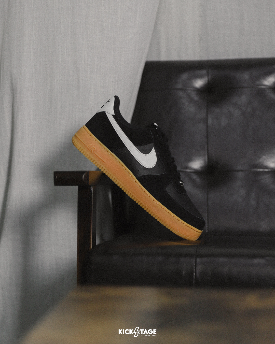 [特價商品售出不退換] 男鞋 NIKE AIR FORCE 1'07 LV8 'BLACK SUEDE' 黑白 麂皮 復古 膠底 休閒鞋【FQ8714-004】25SALE BAF1