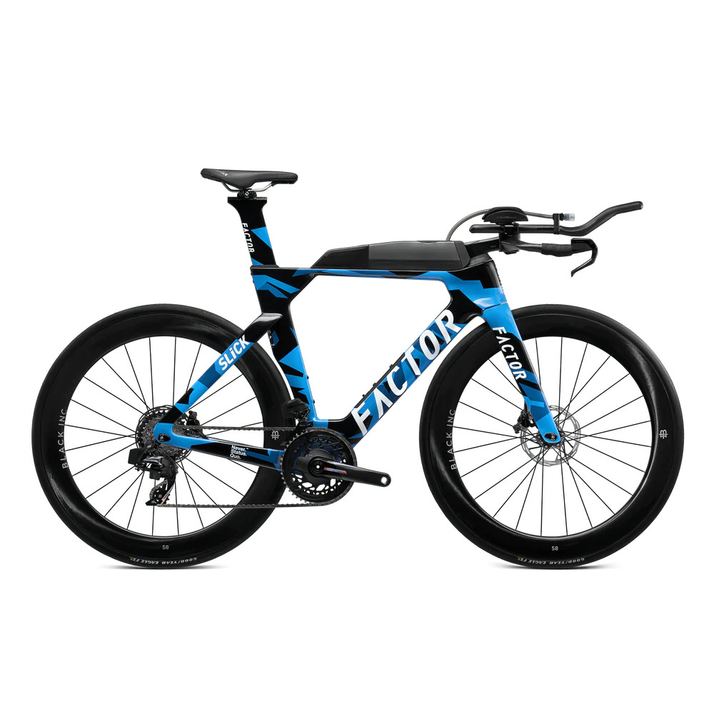 Factor SLiCK Triathlon Bike Nebula Blue (SRAM Force w/ Power Meter)