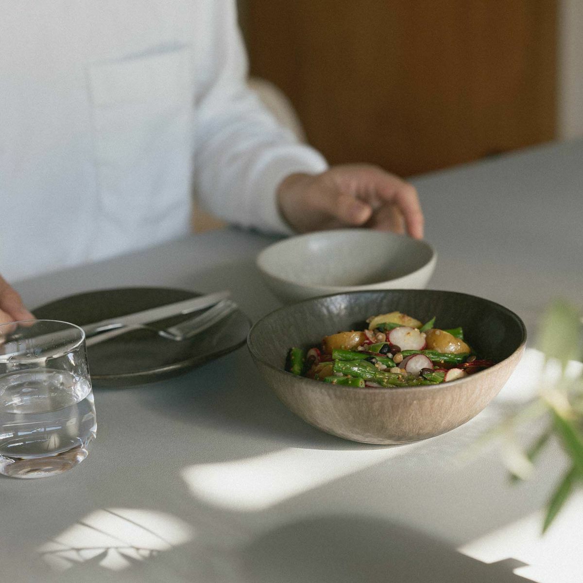 明山窯 HIJICA MELLOW 18cm大碗 深啡｜信樂燒