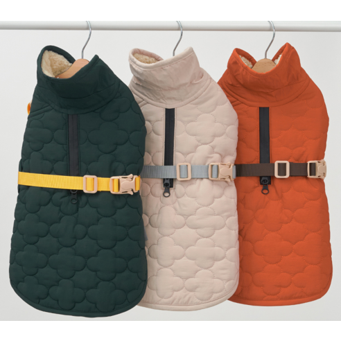 《 Super pet 》Easyhole 絎縫保暖外套