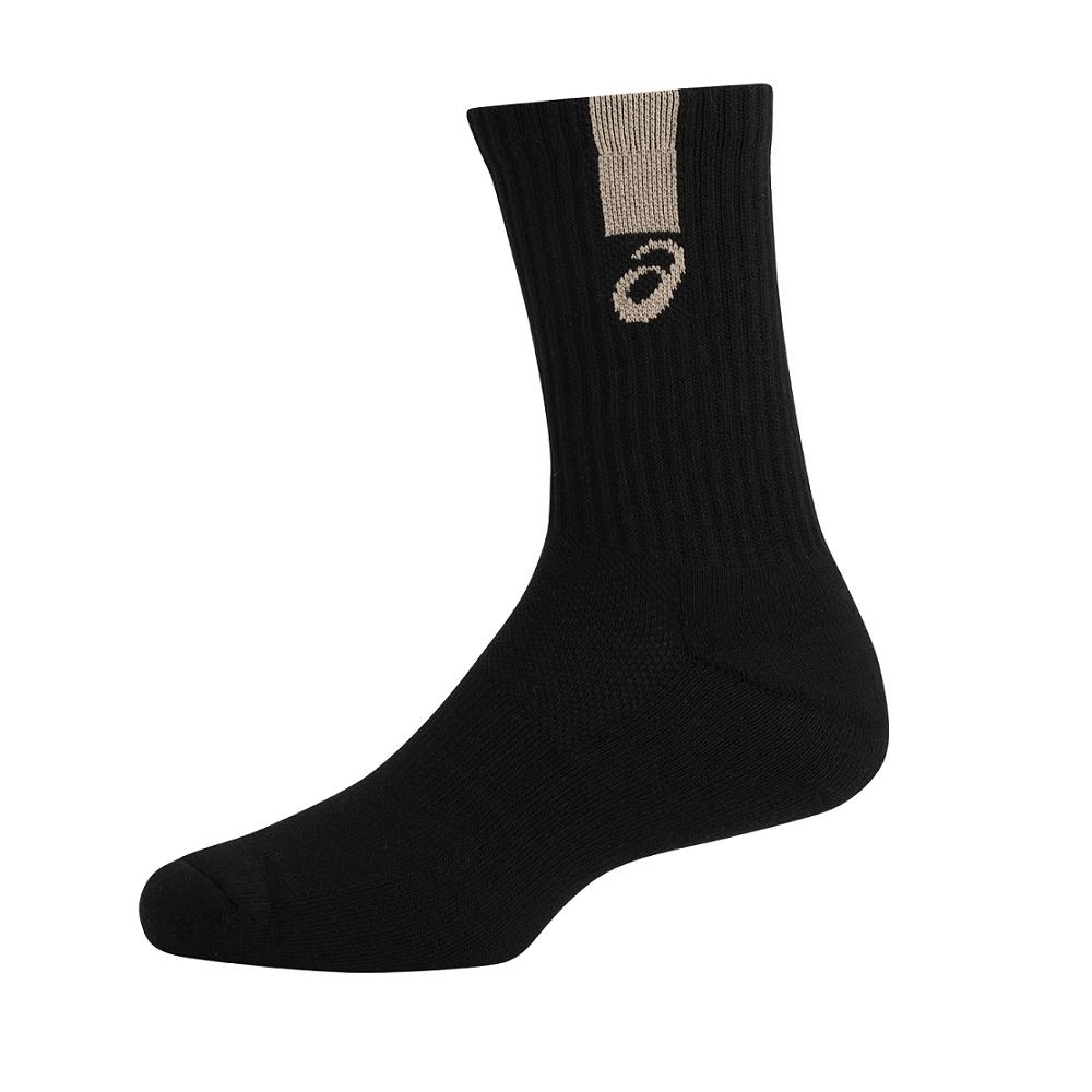 ASICS 中筒襪 黑色 3033C031-001