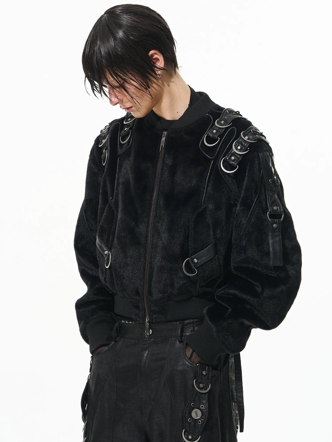 BLINDNOPLAN  金属配件 短毛bomber 飛行外套