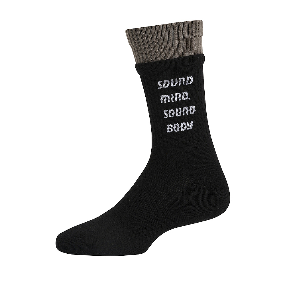 ASICS 中筒襪 黑色 3033C035-001