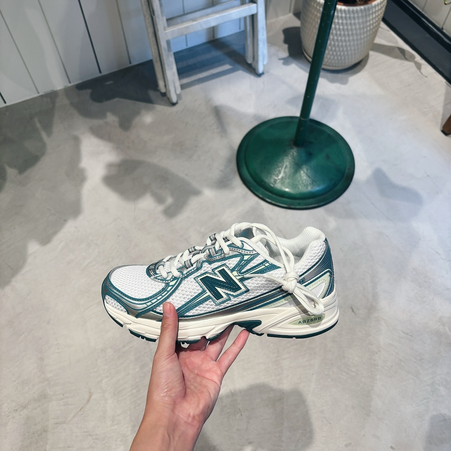 NEW BALANCE 740 奶油綠 孔雀綠 銀灰 復古 男女鞋 U740GR2 / 現貨