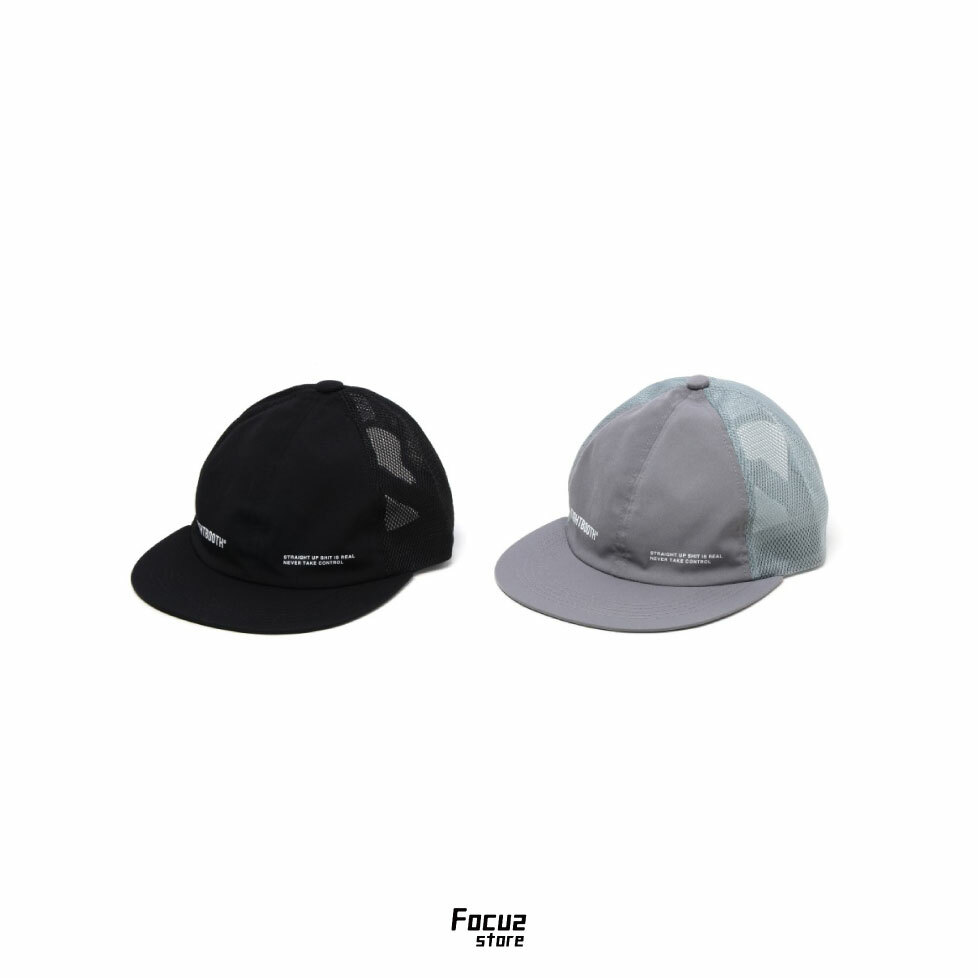 【Focus Store】預購 TIGHTBOOTH Logo mesh 6panel cap 黑灰 兩色 六分割帽