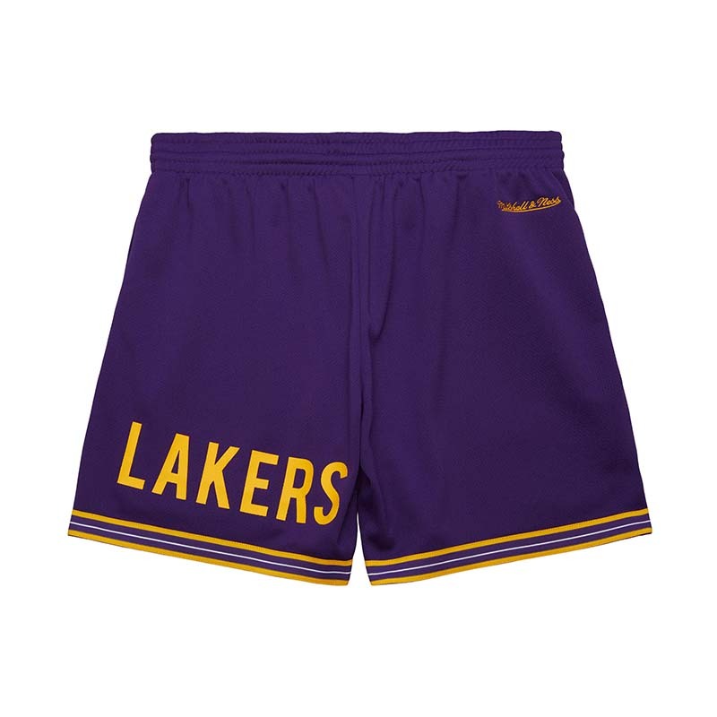 Mitchell & Ness ORIGINS 7IN MESH SHORTS VINTAGE LOGO LAL 球褲 紫 MN25ASH01LAL [台灣現貨]