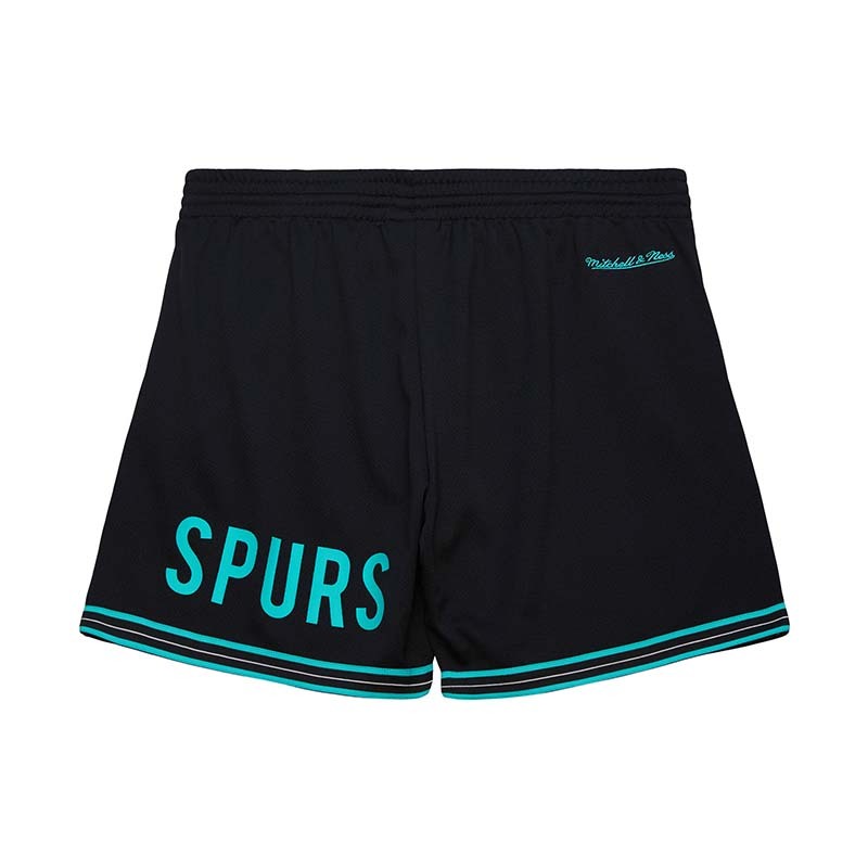 Mitchell & Ness ORIGINS 7IN MESH SHORTS VINTAGE LOGO SAS 球褲 黑 MN25ASH01SAS [台灣現貨]