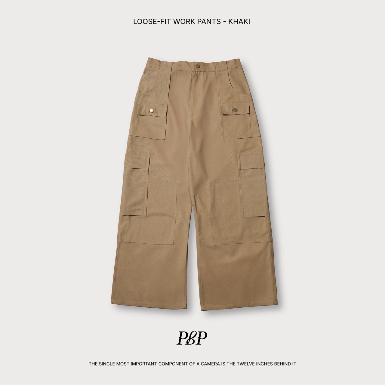 P.B.P LOOSE-FIT WORK PANTS