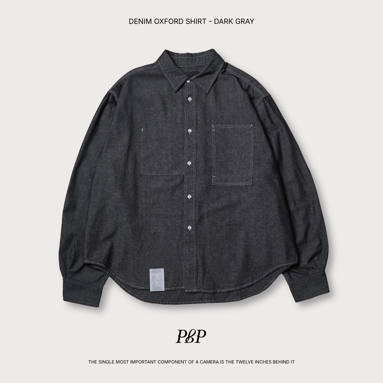 P.B.P DENIM OXFORD SHIRT