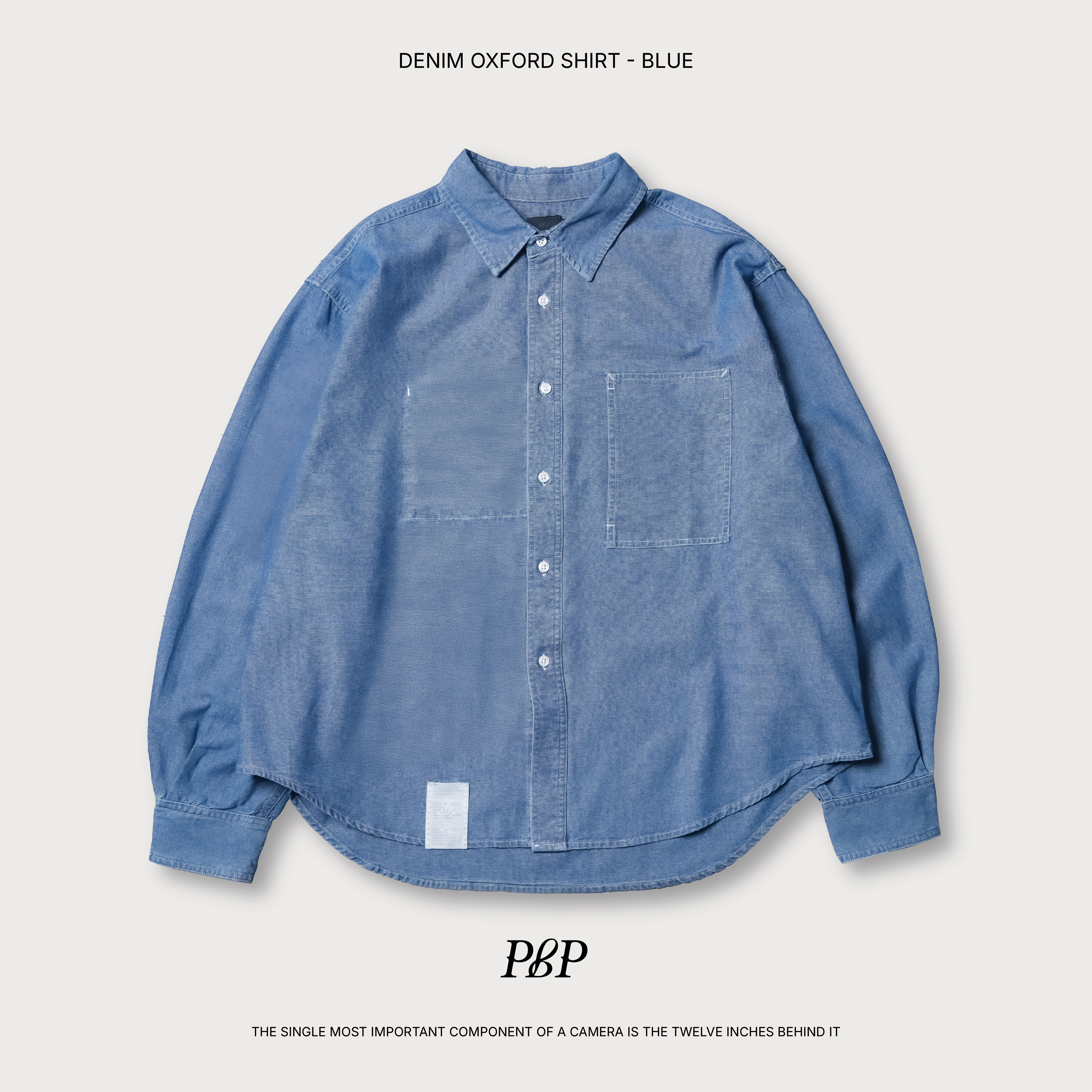 P.B.P DENIM OXFORD SHIRT