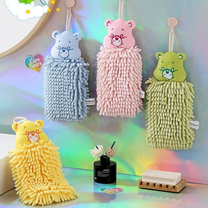 《5537》CareBears愛心小熊方形擦手巾