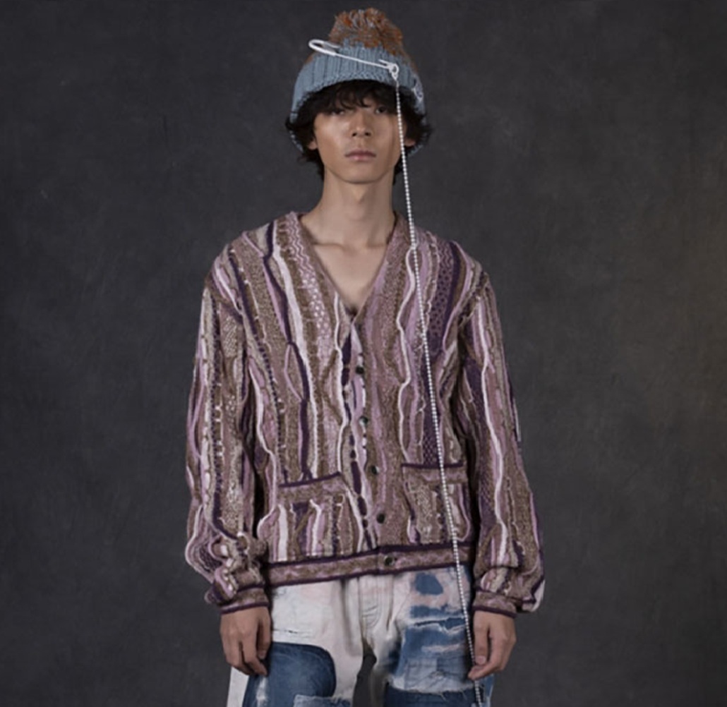 KAPITAL 7G KNIT GAUDY SHORT CARDIGAN - PRE ORDER ITEM (預訂中)