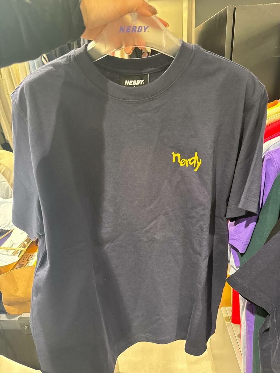 [K] NERDY MELTING LOGO S/S T-SHIRT, NAVY, PNEU24ST311604 (KN424)