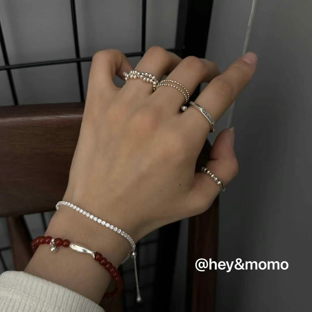 HM3409 925 銀 施華洛鑽精緻抽拉手鍊