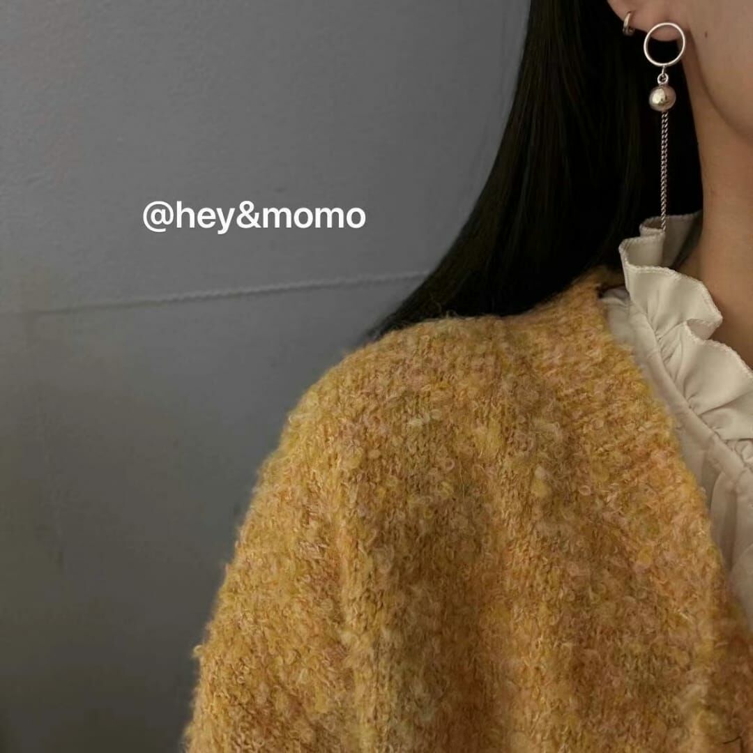 HM3425 ⚪️925 銀 限量版銀球➕戰車鏈耳環