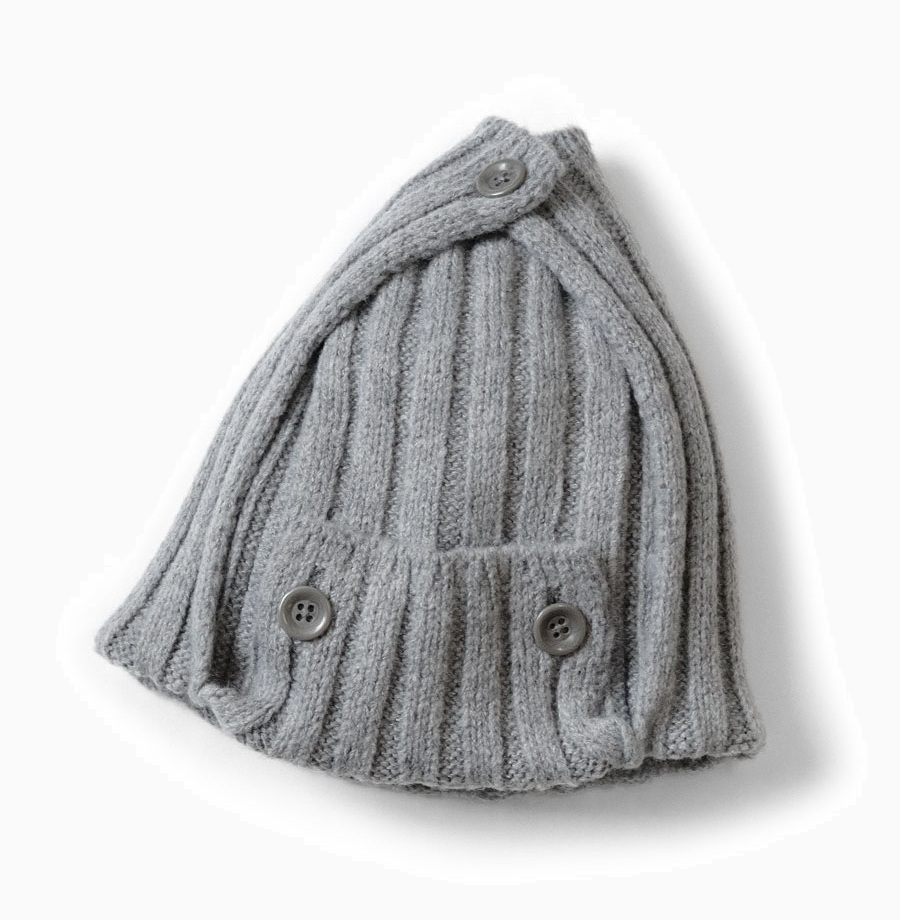 KAPITAL 5G WOOL 3x3 RIB HUNTING KNIT CAP - PRE ORDER ITEM (預訂中)
