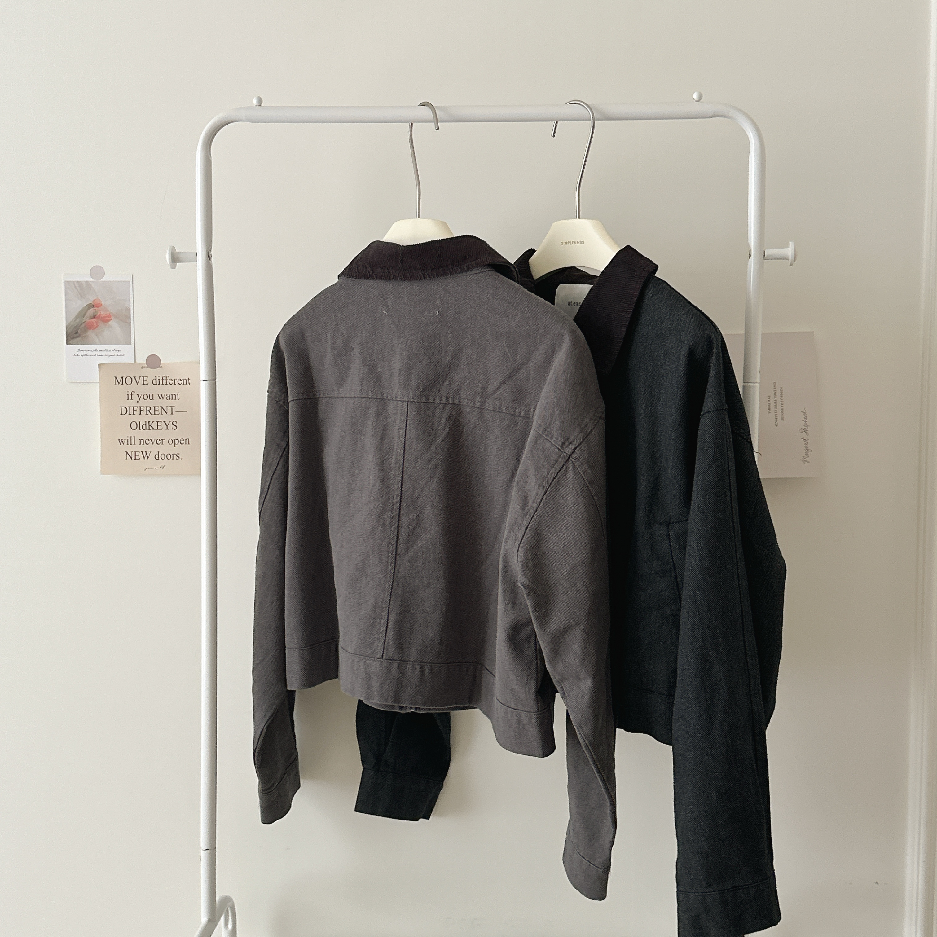 現貨🚚時髦小姐姐🕶️必備ㄟ燈芯絨領水洗外套💕共2色