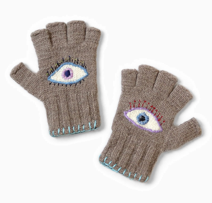KAPITAL WOOL FORKTAIL GLOVE (SPEAKEASY EMBROIDERY) - PRE ORDER ITEM (預訂中)