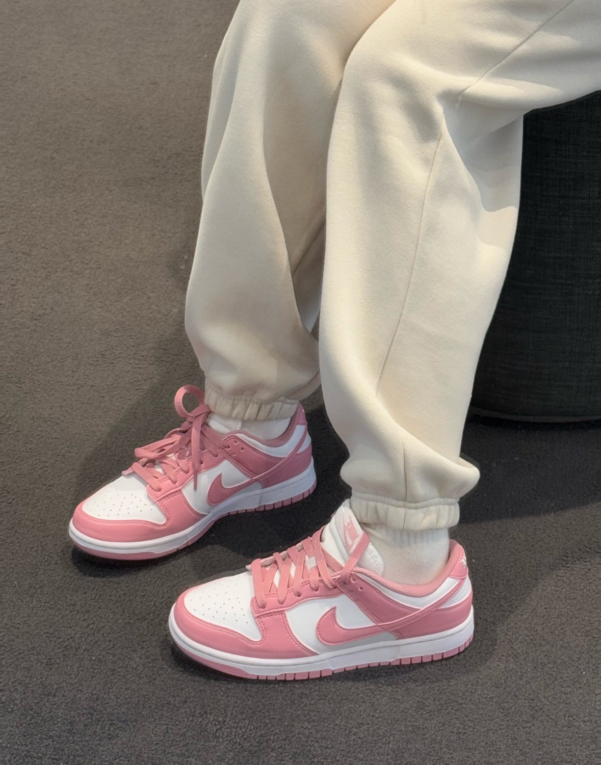 Nike Dunk Low 甜心粉 皮革 女款 DD1873-112/預購