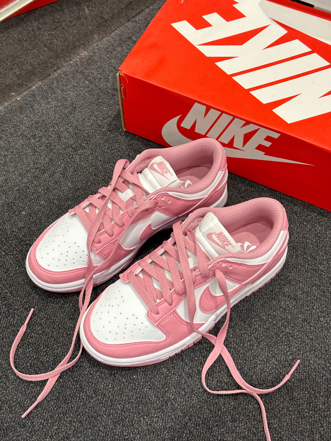 Nike Dunk Low 甜心粉 皮革 女款 DD1873-112/預購
