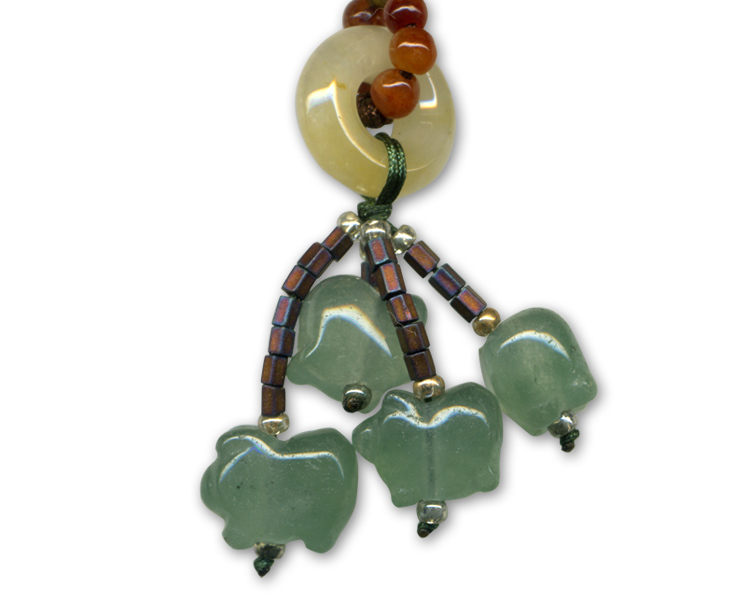 畢業謝師禮盒│黃玉豬吊飾｜吉祥豬元素・諸事如意・招財好運掛飾