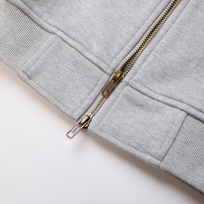 CLASSIC SWEAT ZIP HOODIE - GREY