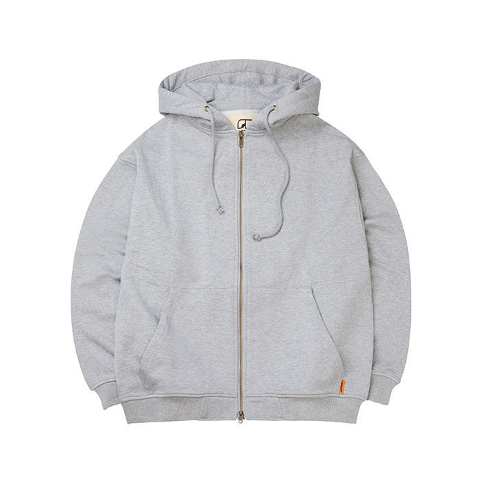 CLASSIC SWEAT ZIP HOODIE - GREY