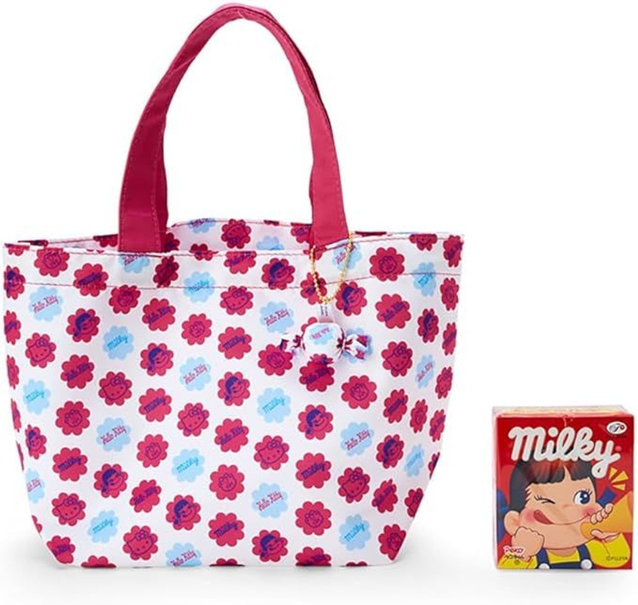 日本 Sanrio x Milky牛奶妹 手提袋連糖果