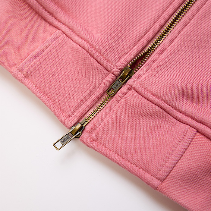 CLASSIC SWEAT ZIP HOODIE - PINK