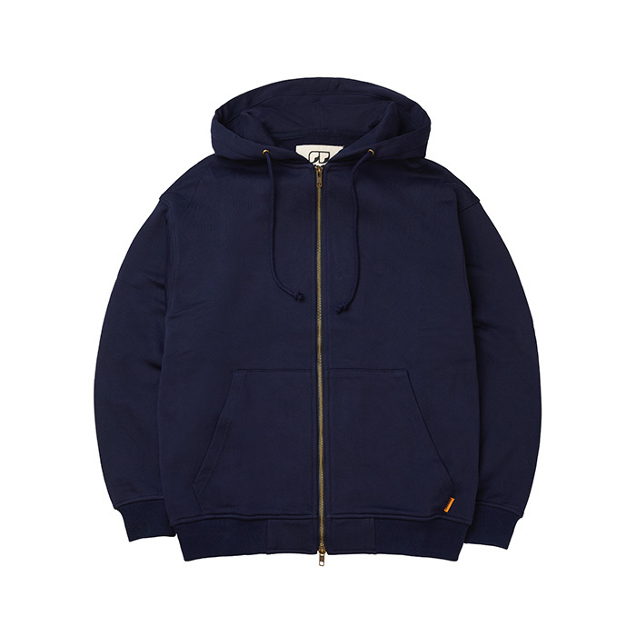 CLASSIC SWEAT ZIP HOODIE - NAVY
