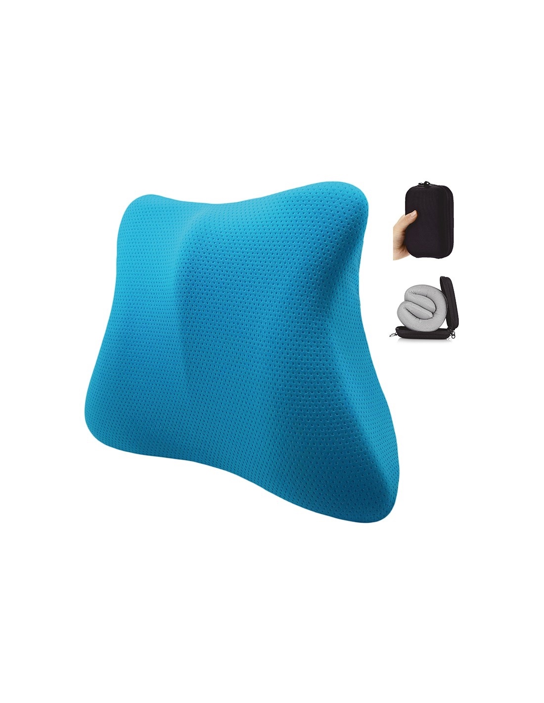 便攜記憶海綿腰墊 (藍色)  EN-1102033