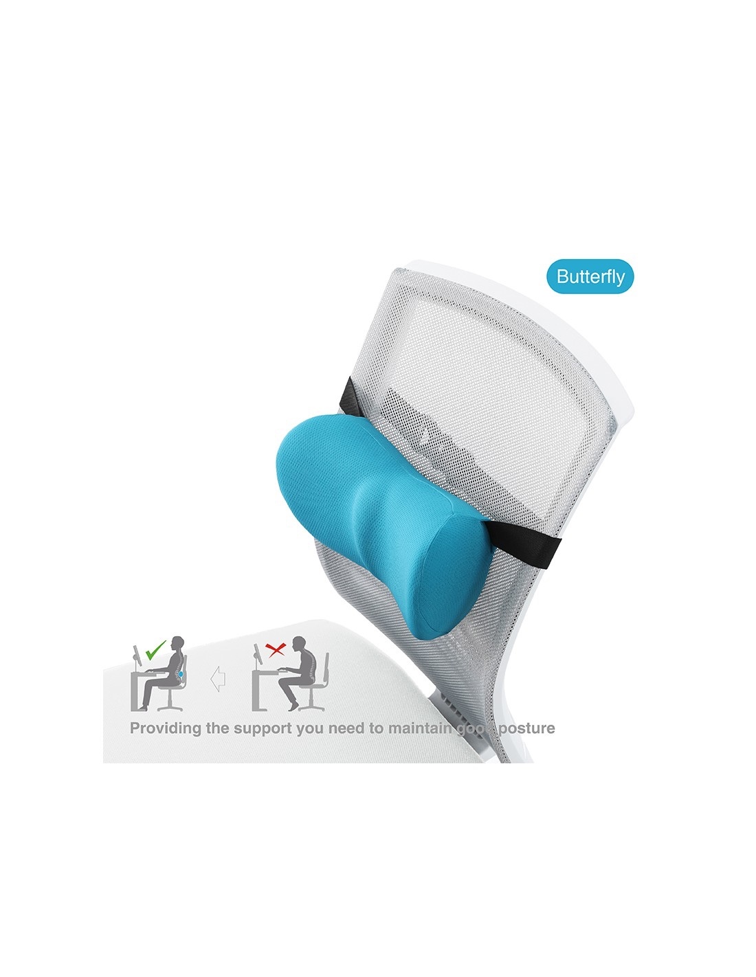 便攜記憶海綿腰背墊