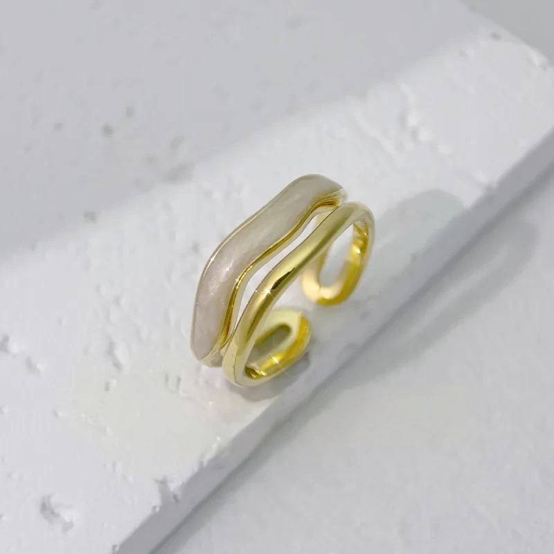 不規則弧形戒指