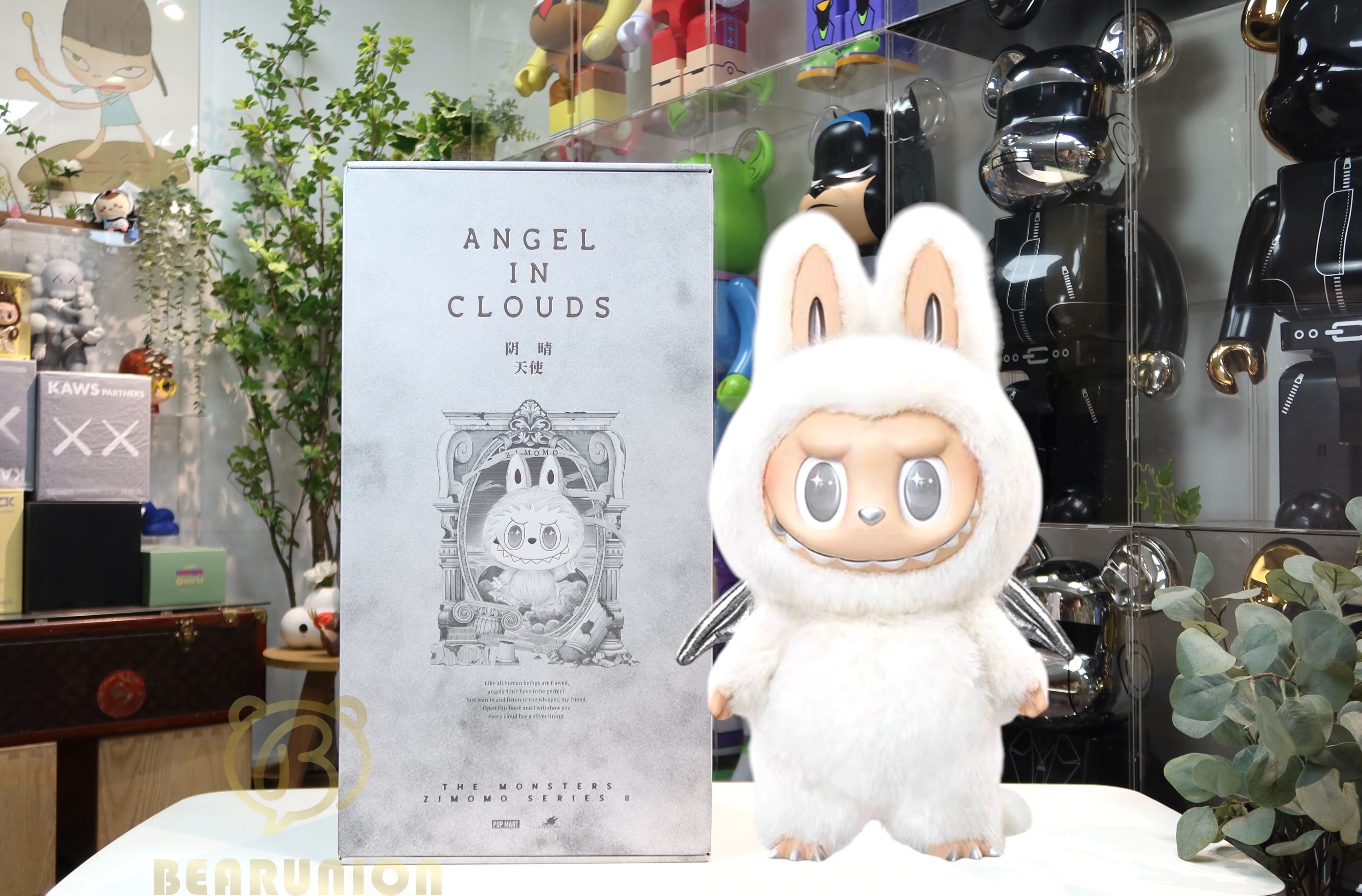 🎏預訂🎏THE MONSTERS - ANGEL IN CLOUDS 搪膠臉公仔