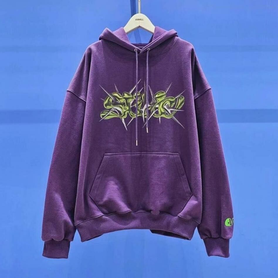 英文字連帽衛衣(薄抓毛底) COVILL-158T