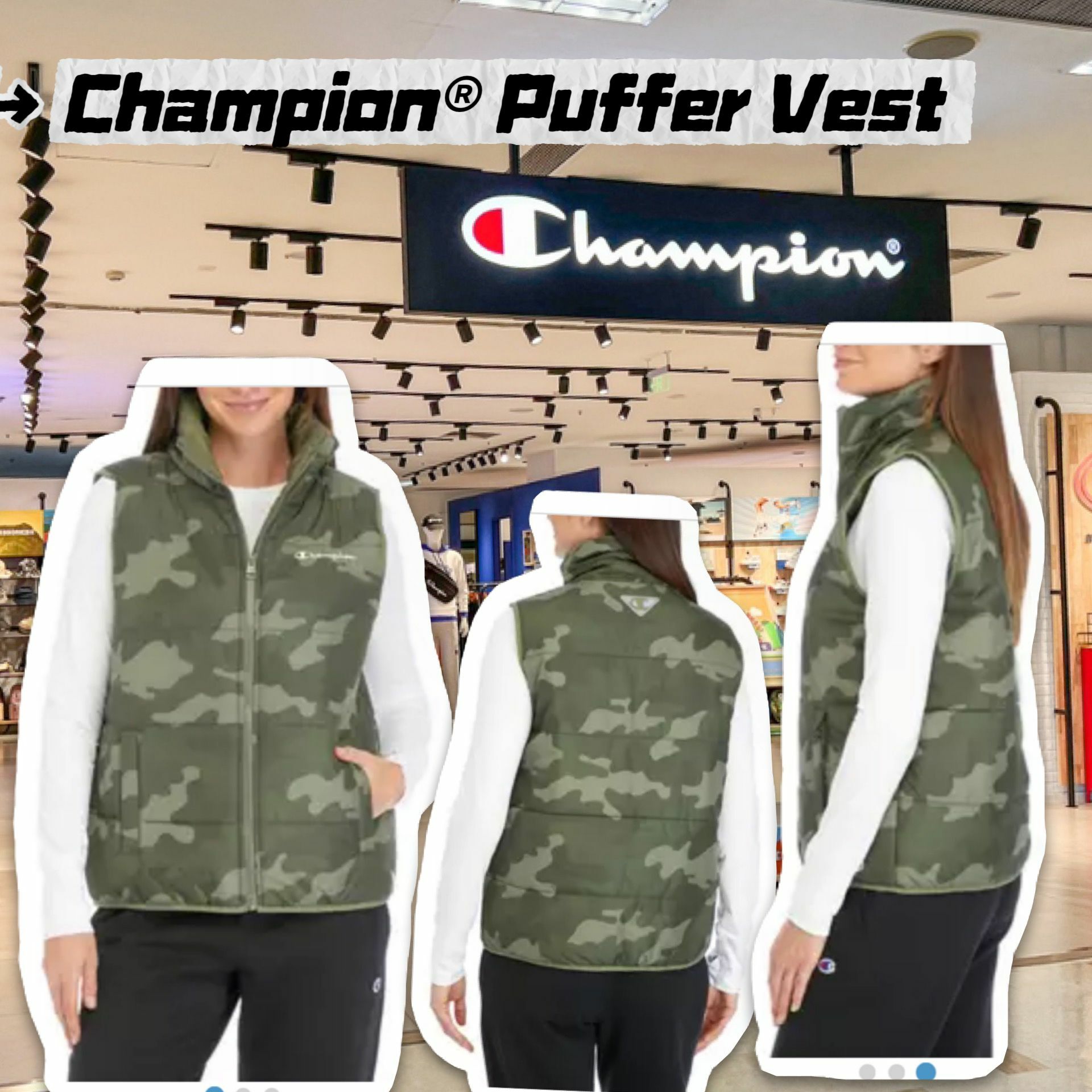 【預購】Champion Puffer G011011 女裝羽絨馬甲