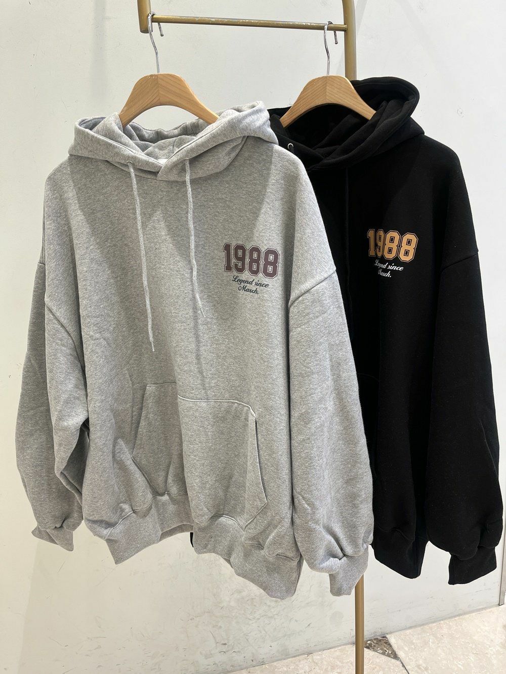 英文字連帽衛衣(薄抓毛底) 10.GVTY-0178T