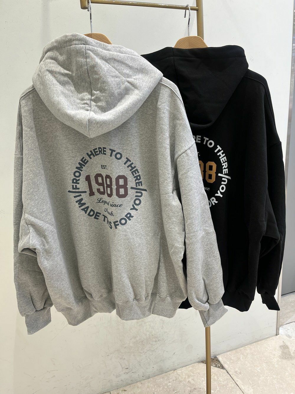 英文字連帽衛衣(薄抓毛底) 10.GVTY-0178T