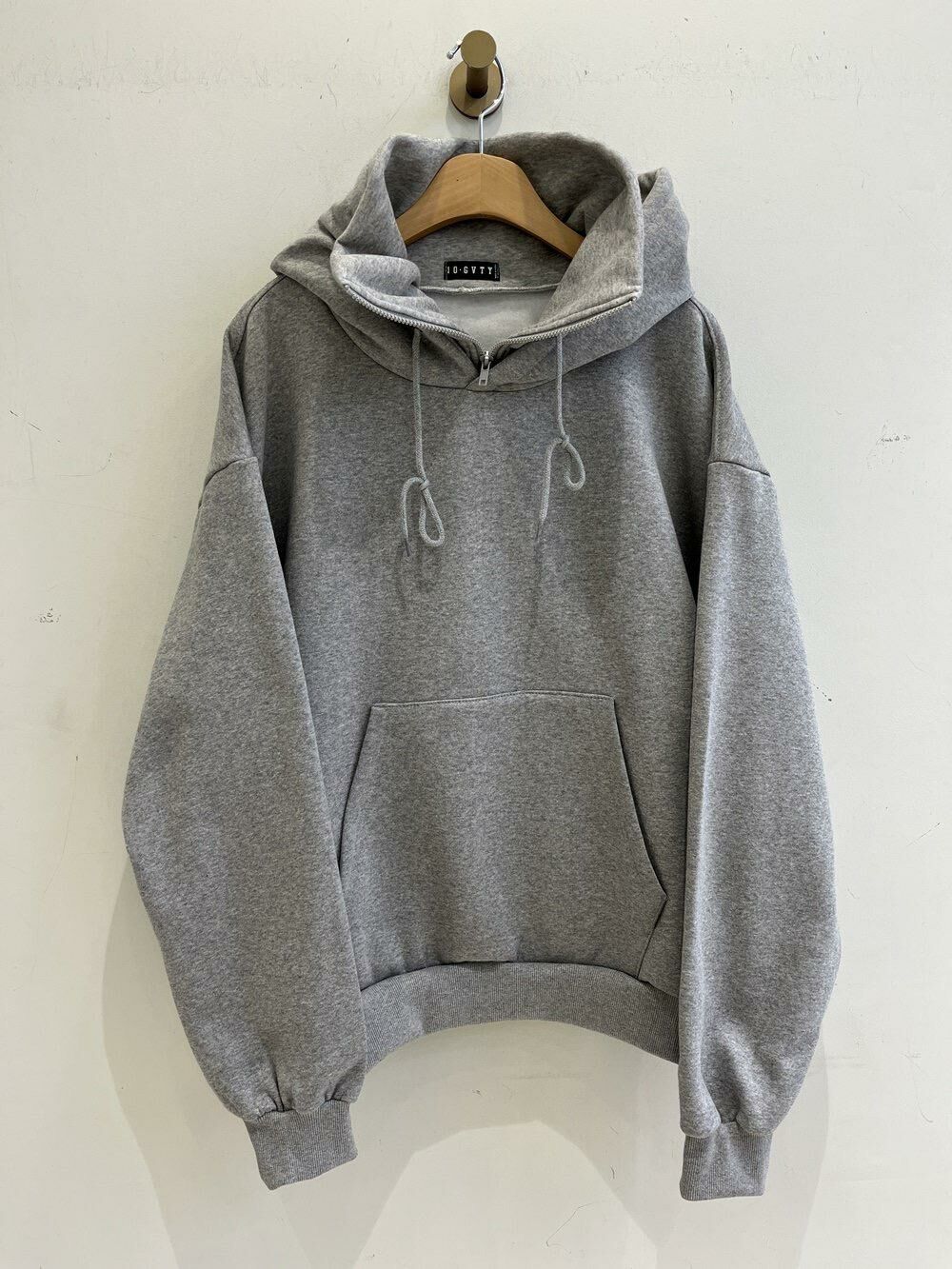 淨色高領連帽衛衣(薄抓毛底) 10.GVTY-0181T