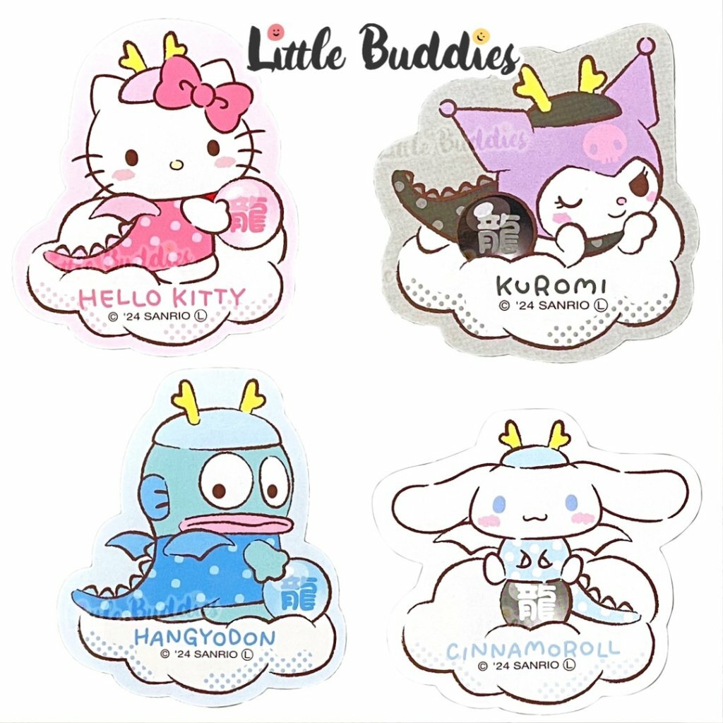 日版 Sanrio 龍年紀念貼紙