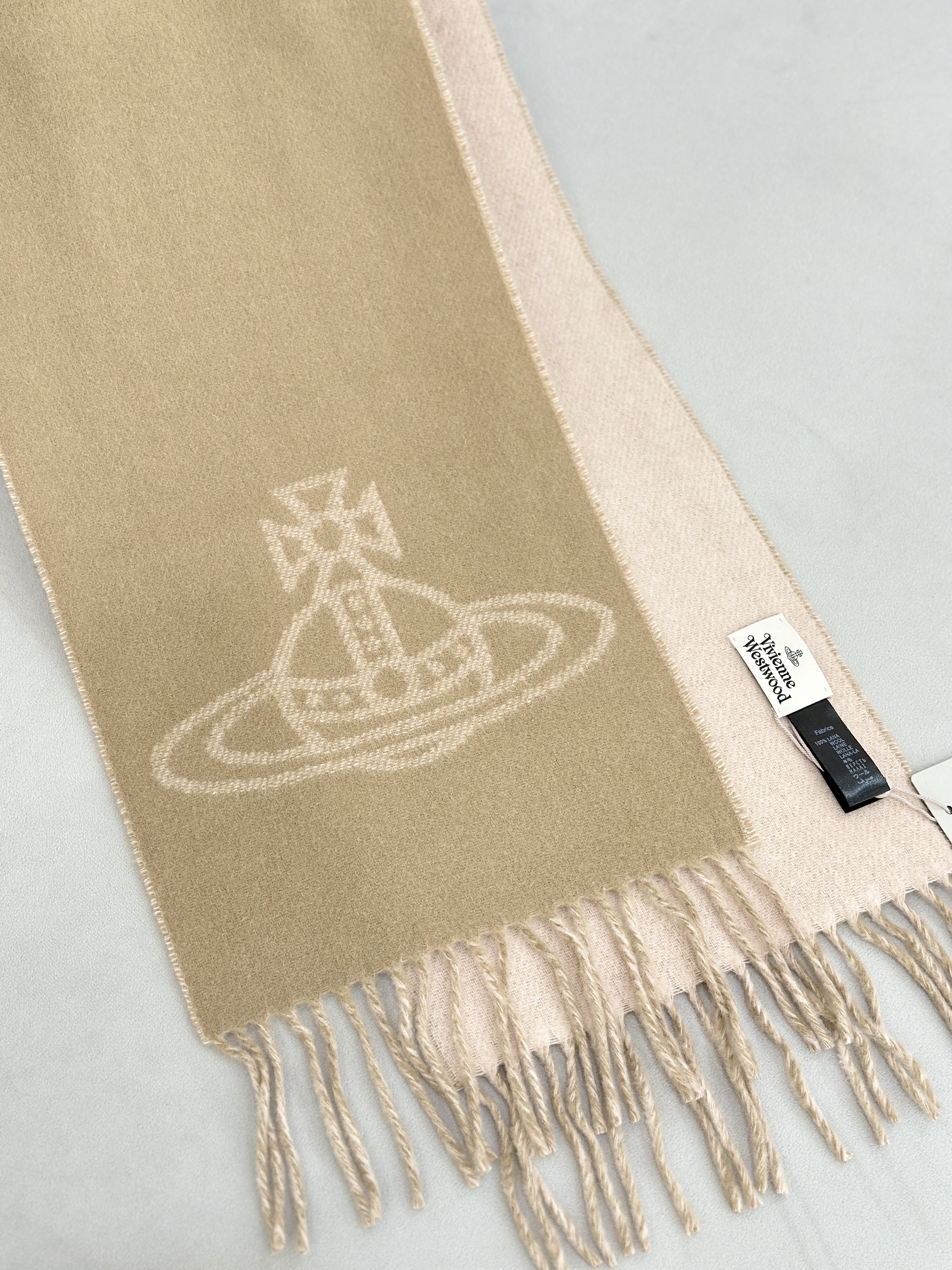VIVIENNE WESTWOOD Orb Double Logo Scarf